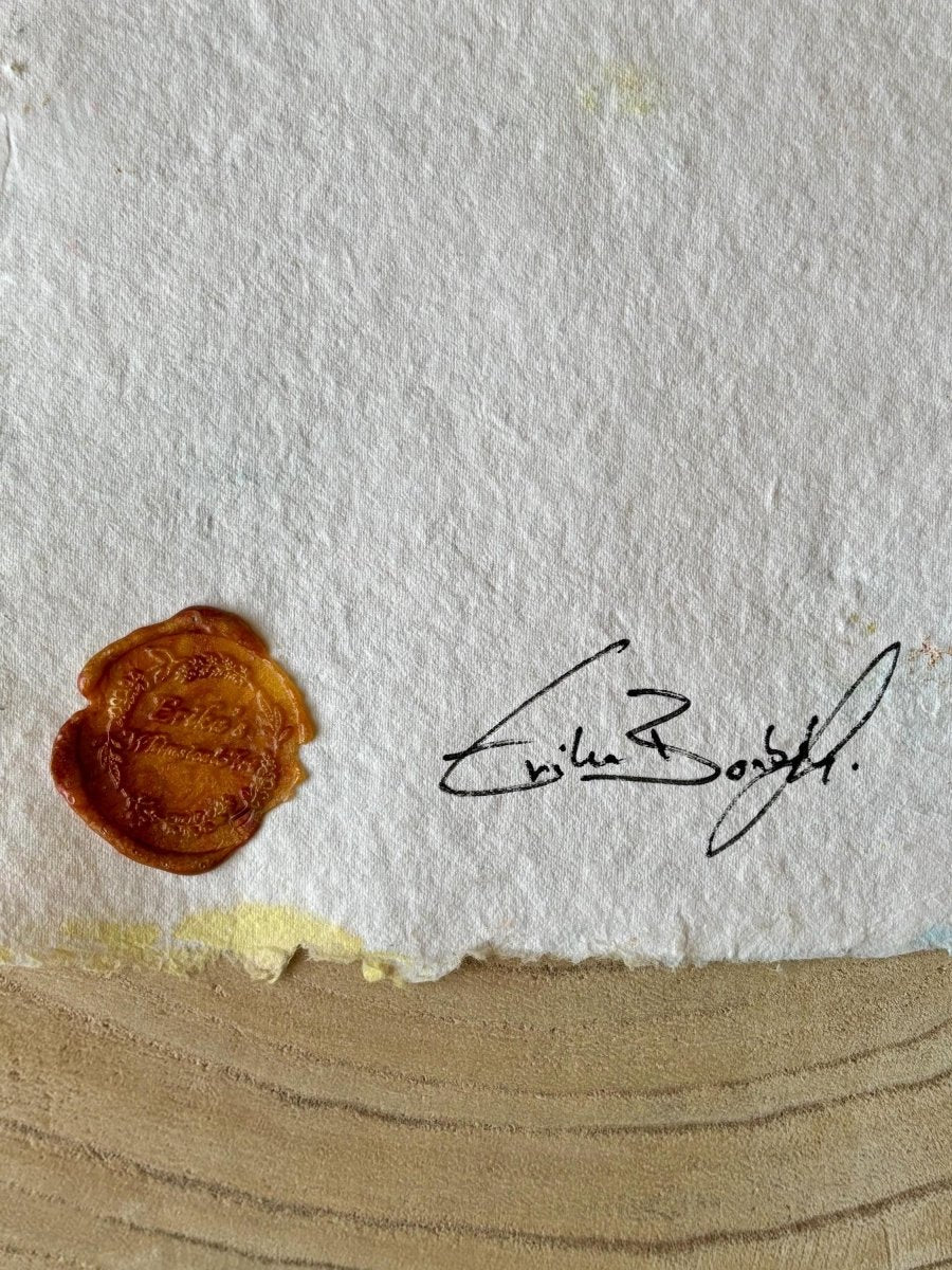 Floral Watercolor Painting: Original A5 Art on Handmade Cotton Paper - Erika's Whimsical Art