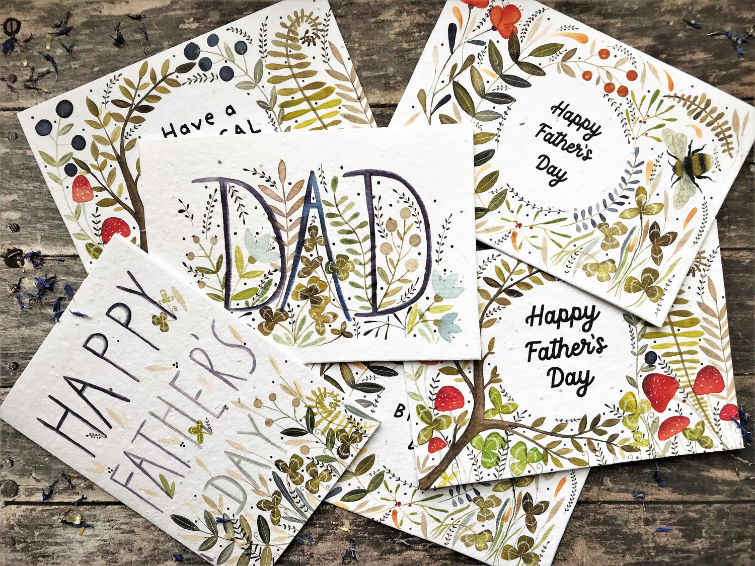 Plantable Father’s Day Cards - Erika's Whimsical Art