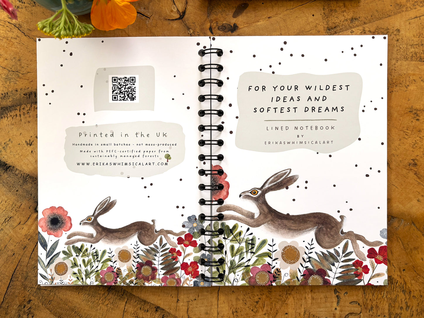 For Your Wildest Ideas & Softest Dreams  | Notebook A5