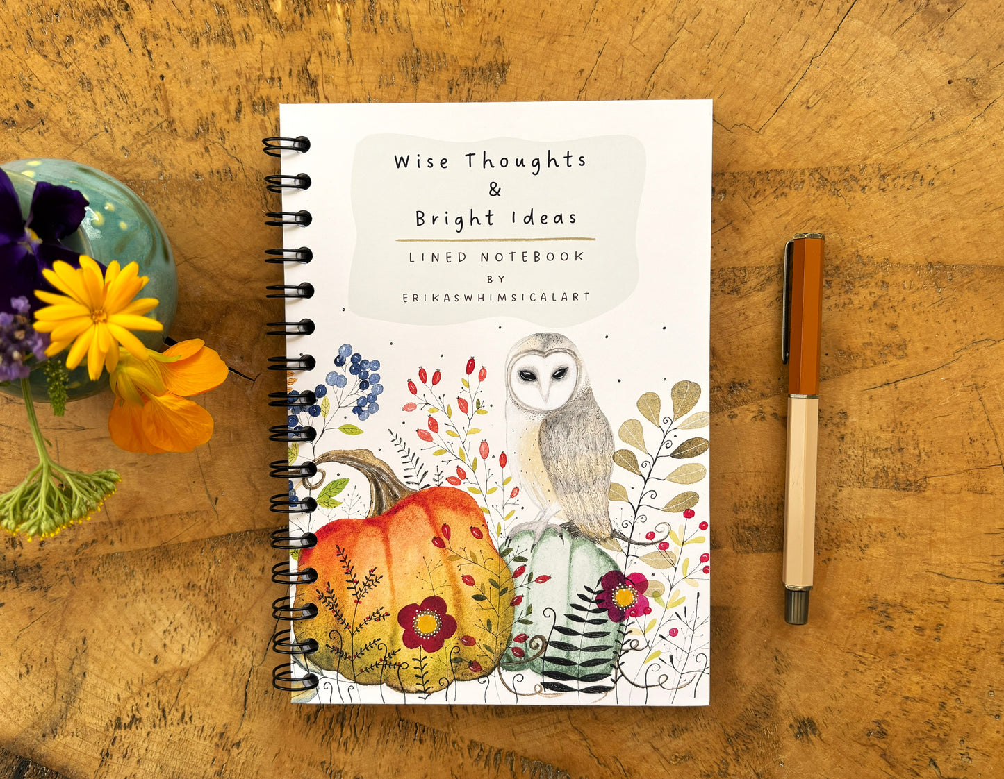 Wise Thoughts and Bright Ideas  | Notebook A5
