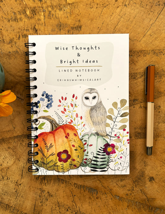 Wise Thoughts and Bright Ideas  | Notebook A5
