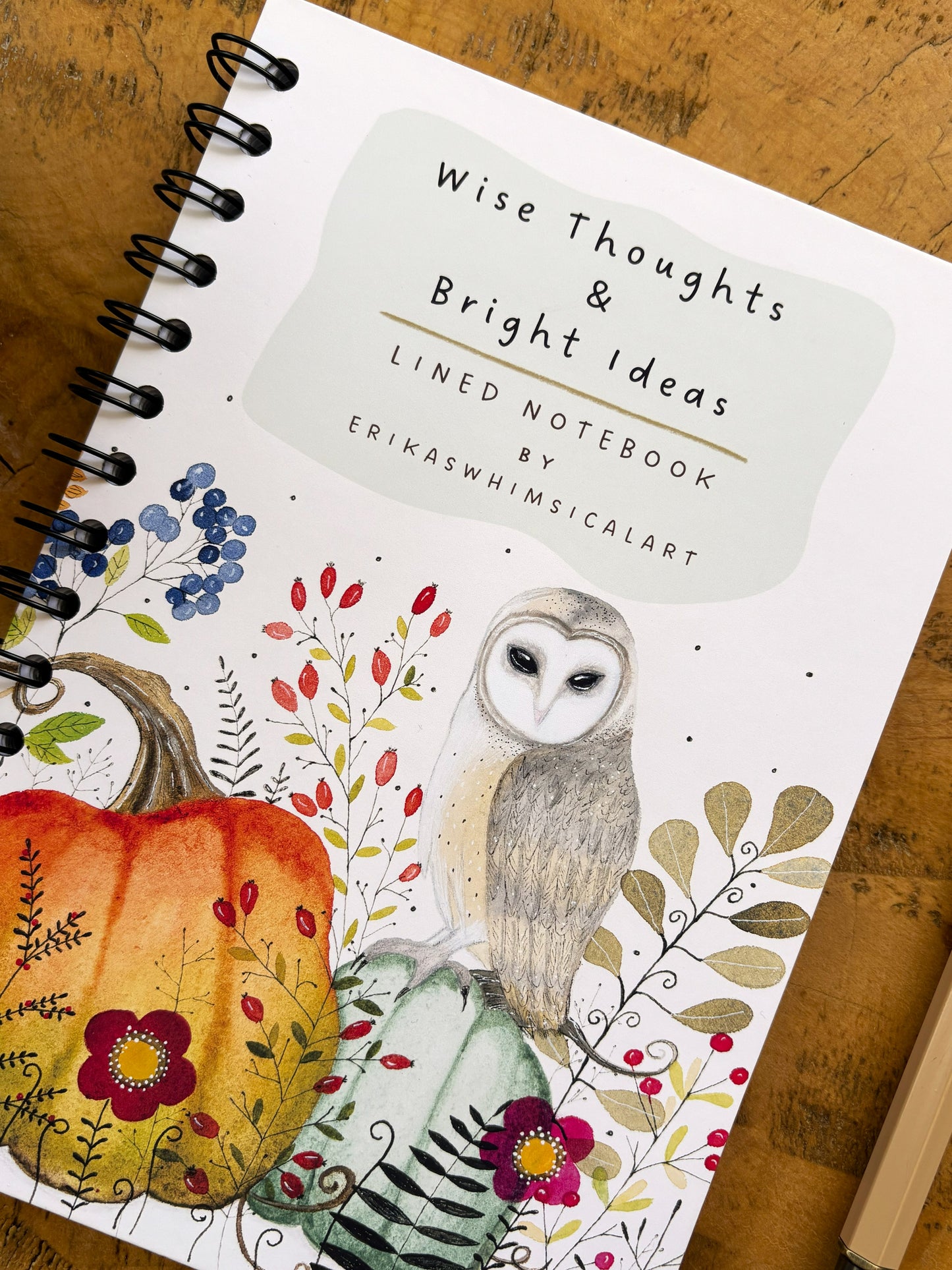 Wise Thoughts and Bright Ideas  | Notebook A5