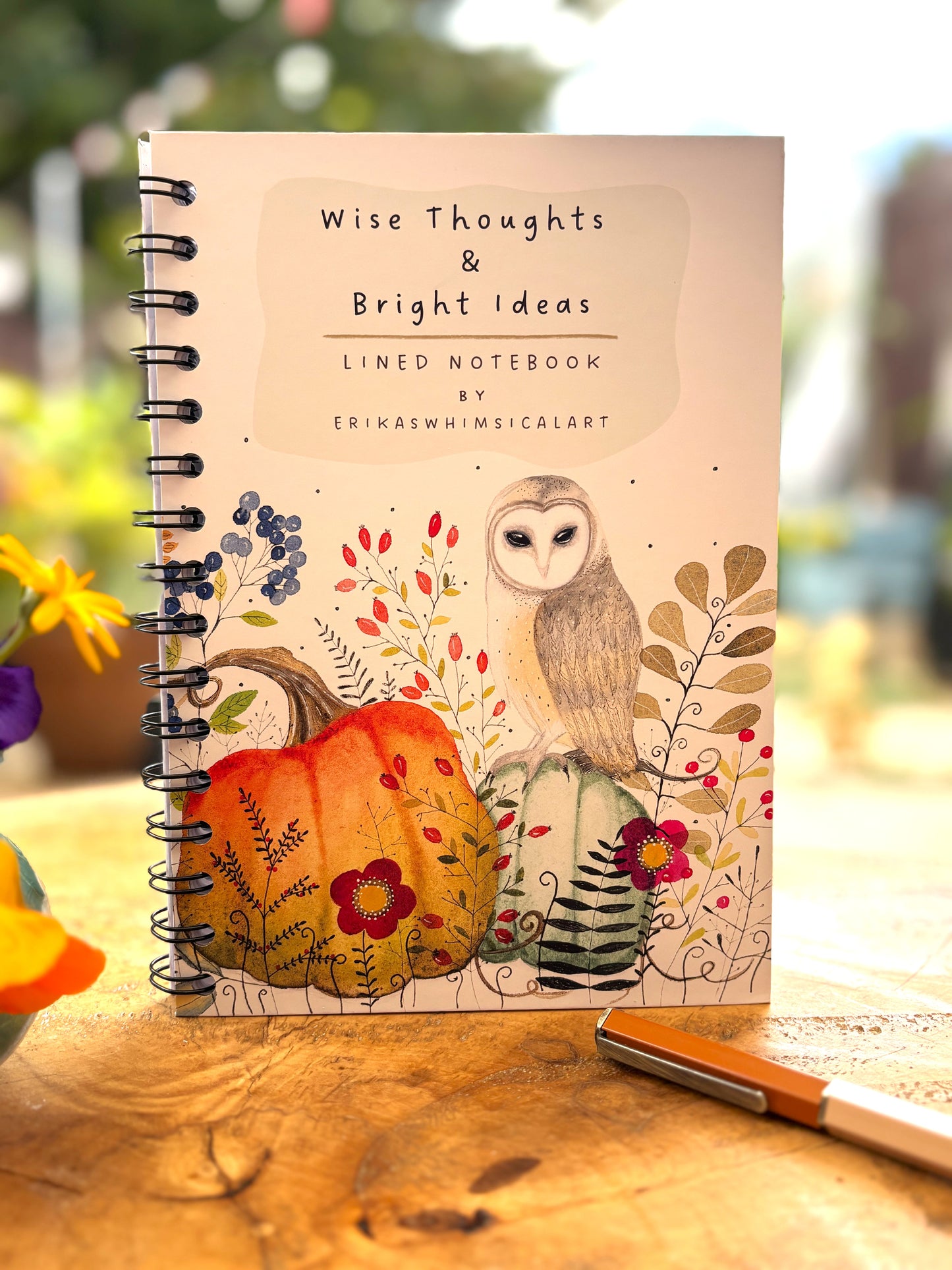 Wise Thoughts and Bright Ideas  | Notebook A5