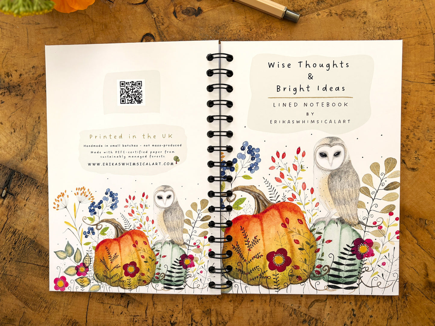 Wise Thoughts and Bright Ideas  | Notebook A5