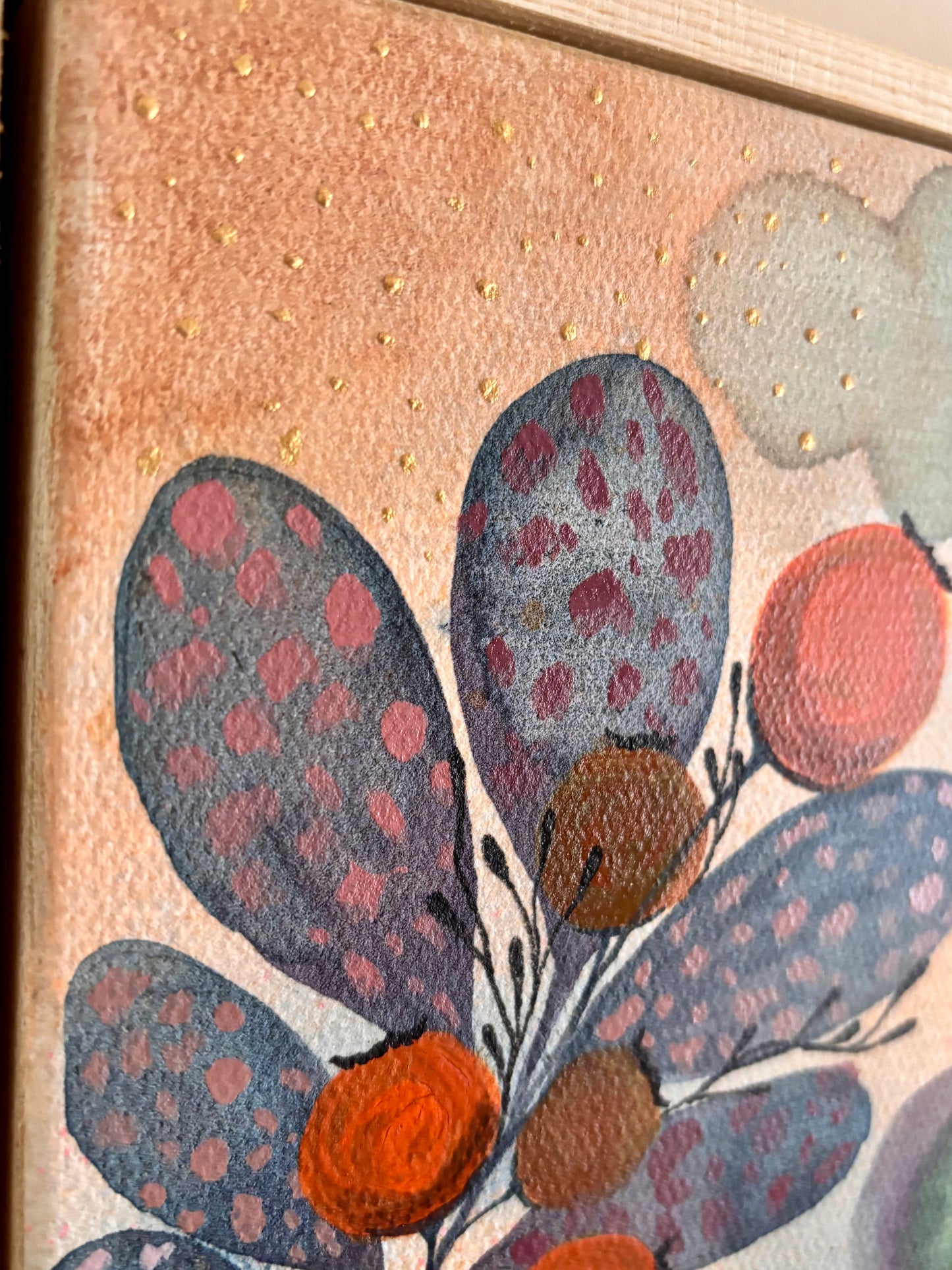 The Keeper of Small Things – Original Blackbird Painting