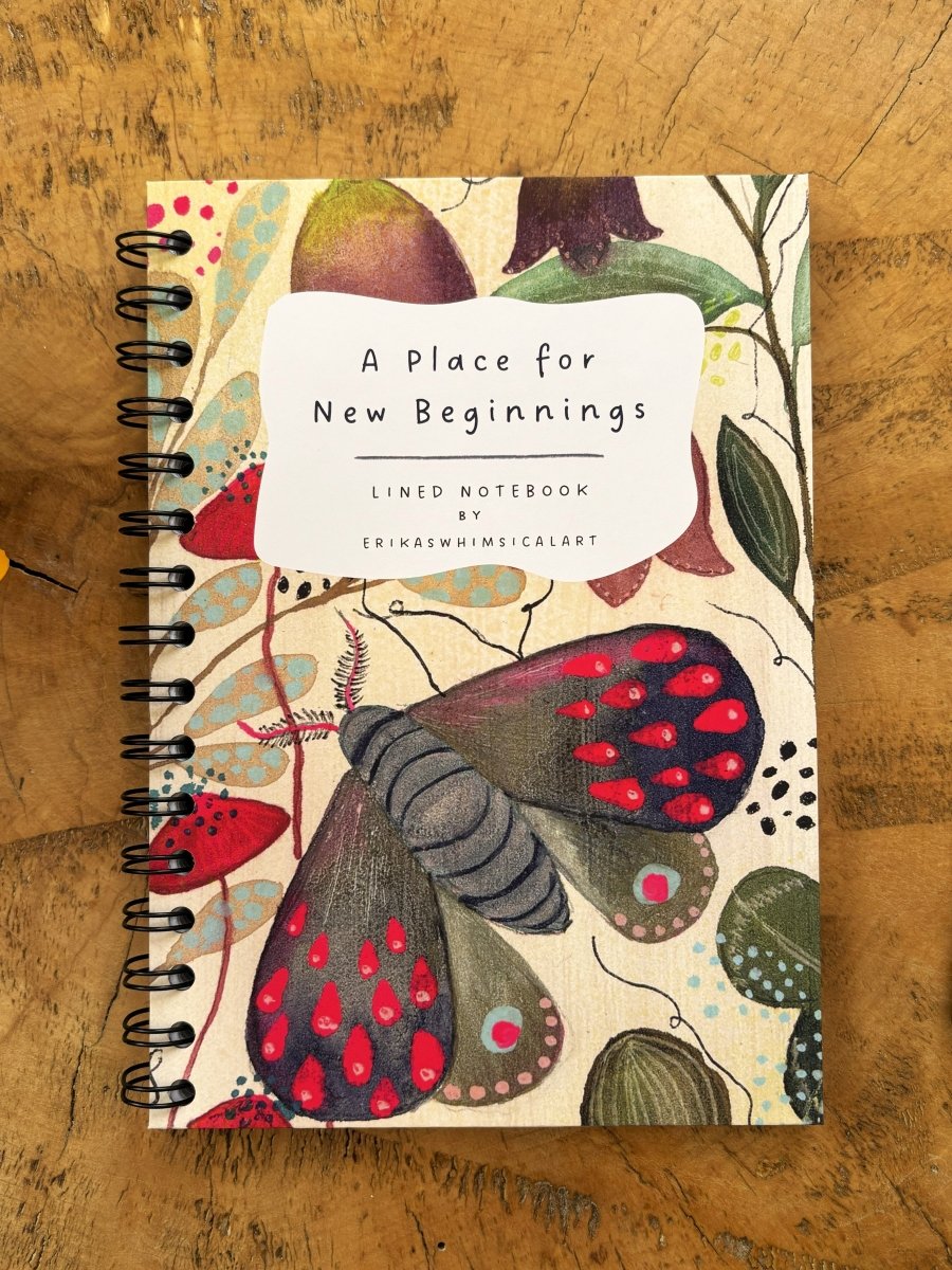 A Place for New Beginnings | Notebook A5 - Erika's Whimsical Art