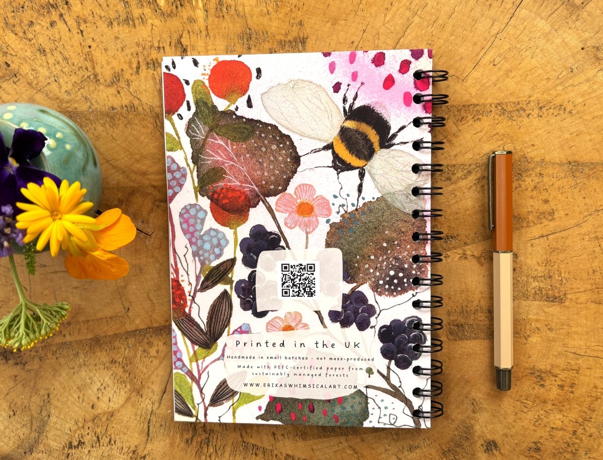 Bold Thoughts & Wild Plans Journal | Notebook A5 - Erika's Whimsical Art