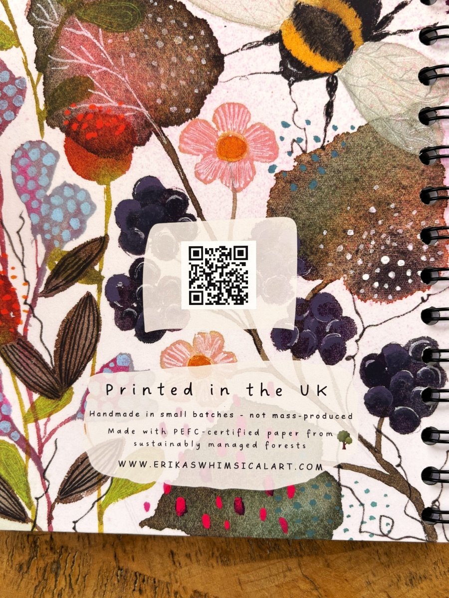 Bold Thoughts & Wild Plans Journal | Notebook A5 - Erika's Whimsical Art