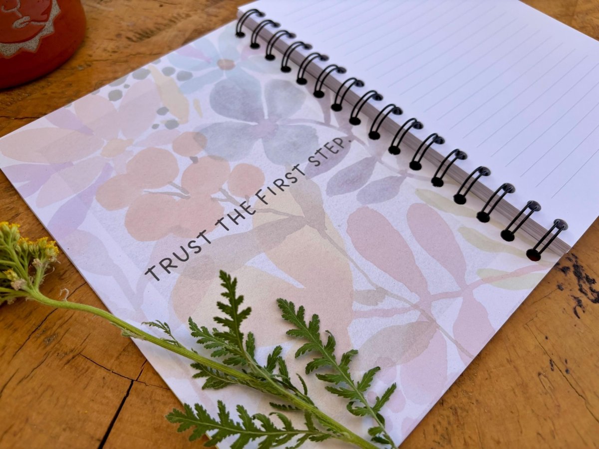 Floral Illustrated Journal: Eco - Friendly A5 Notebook - Erika's Whimsical Art