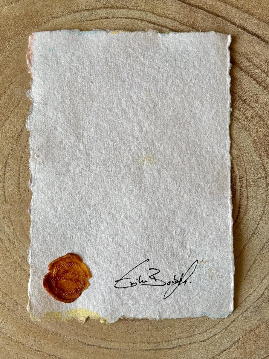 Floral Watercolor Painting: Original A5 Art on Handmade Cotton Paper - Erika's Whimsical Art