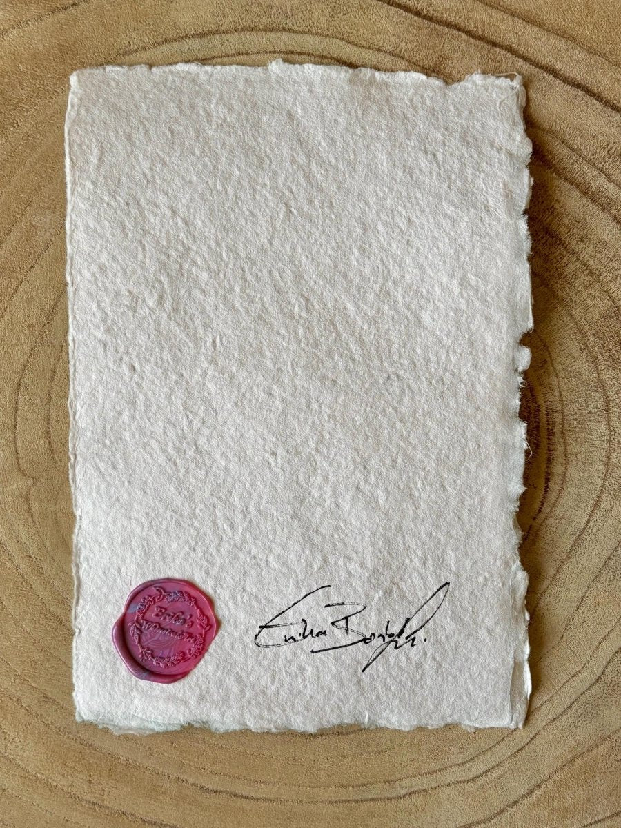 Floral Watercolor Painting: Original A5 Art on Handmade Cotton Paper - Erika's Whimsical Art