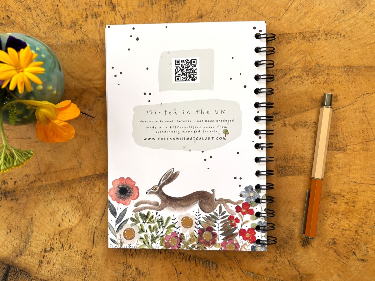 For Your Wildest Ideas & Softest Dreams | Notebook A5 - Erika's Whimsical Art
