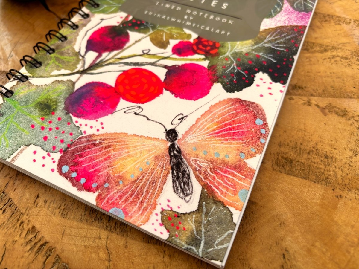 Garden Journal /Garden Notes | Notebook A5 - Erika's Whimsical Art