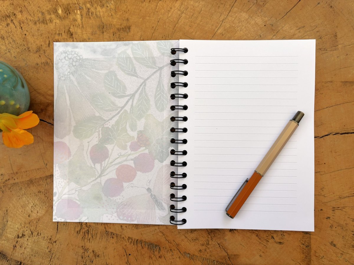 Garden Journal /Garden Notes | Notebook A5 - Erika's Whimsical Art