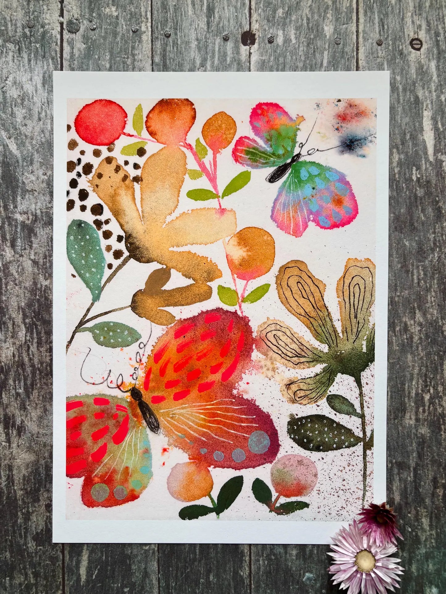Butterfly wall art, Butterfly, Woodland animal print,Art Print, Home Décor, Yellow wall art, Floral wall art, Butterfly print, Kitchen Print (Copy)