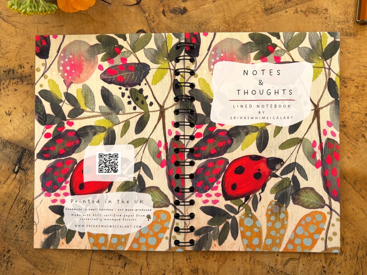 Notes and Thoughts | Notebook A5 - Erika's Whimsical Art