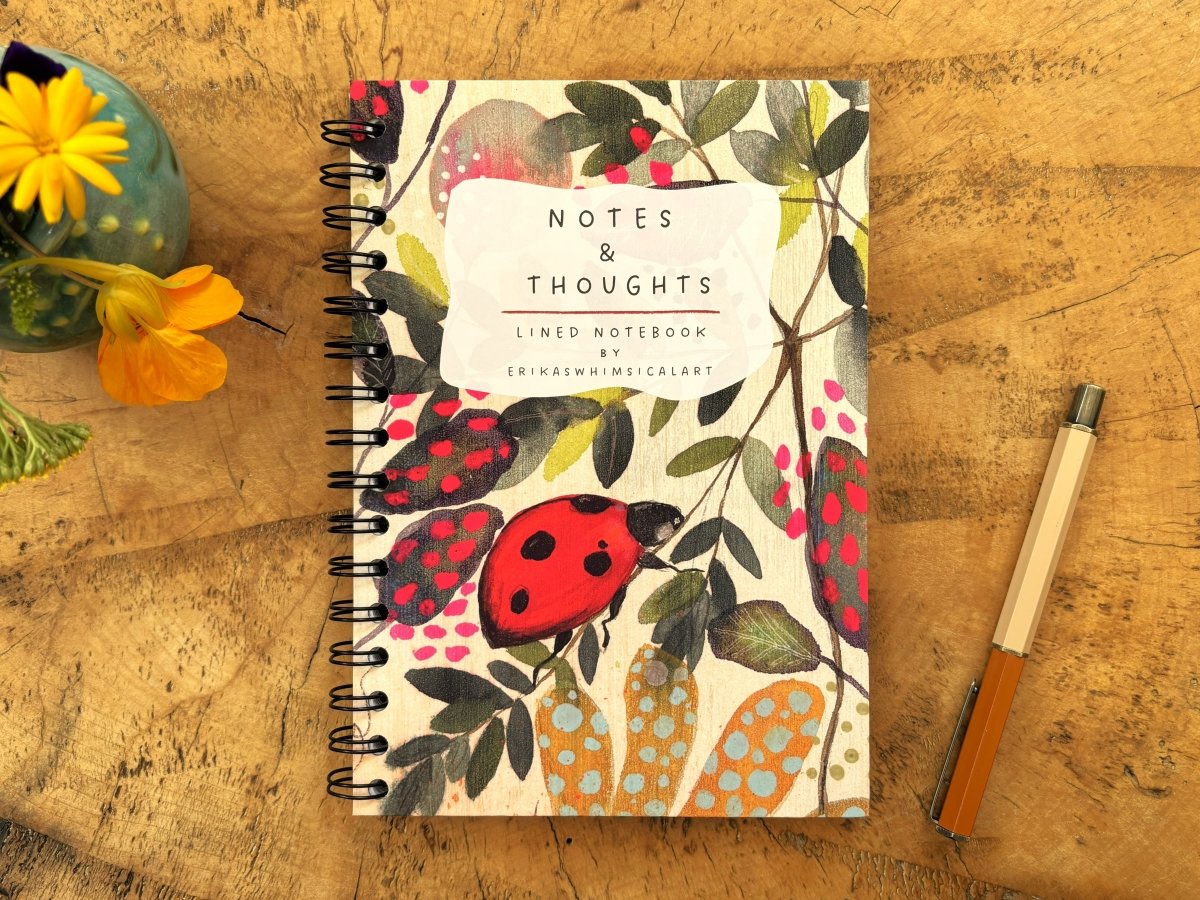 Notes and Thoughts | Notebook A5 - Erika's Whimsical Art