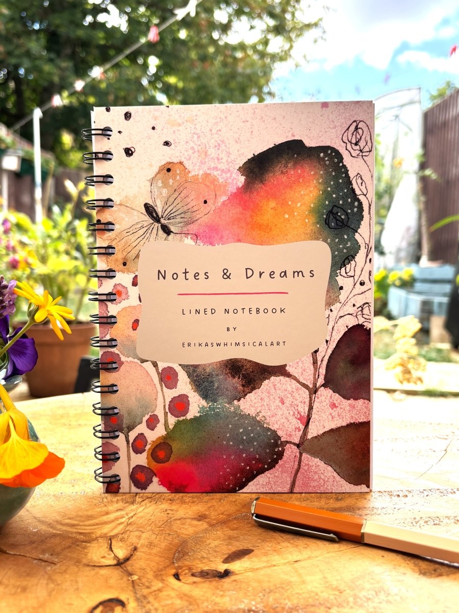 Notes & Dreams | Notebook A5 - Erika's Whimsical Art
