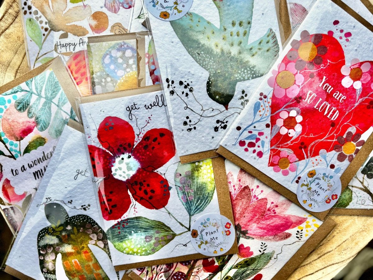 Plantable Seed Paper Butterfly Card – To Someone Special Eco Friendly Greeting Card - Erika's Whimsical Art