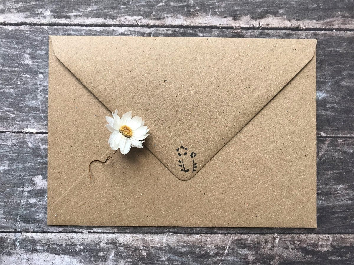 Plantable Seed Paper Card, Blank Inside,Valentines card,valentine's card,valentine's,valentines day gift for him,valentines day gift for her - Erika's Whimsical Art